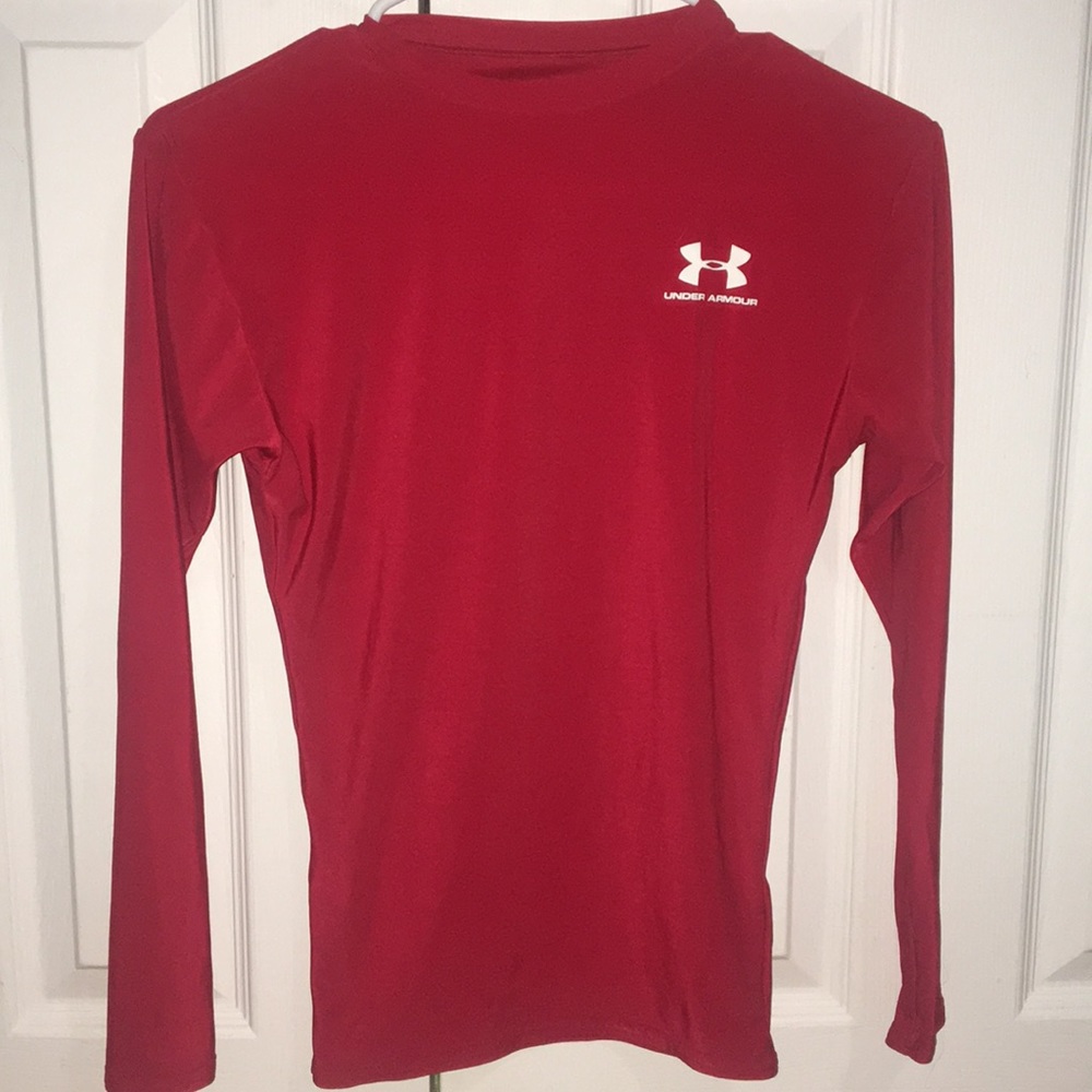 red under armour long sleeve - Picture 1 of 3
